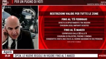 COVID: NUOVO D.P.C.M. DEL 17 GENNAIO 2021