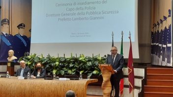 CERIMONIA DI INSEDIAMENTO DEL CAPO DELLA POLIZIA