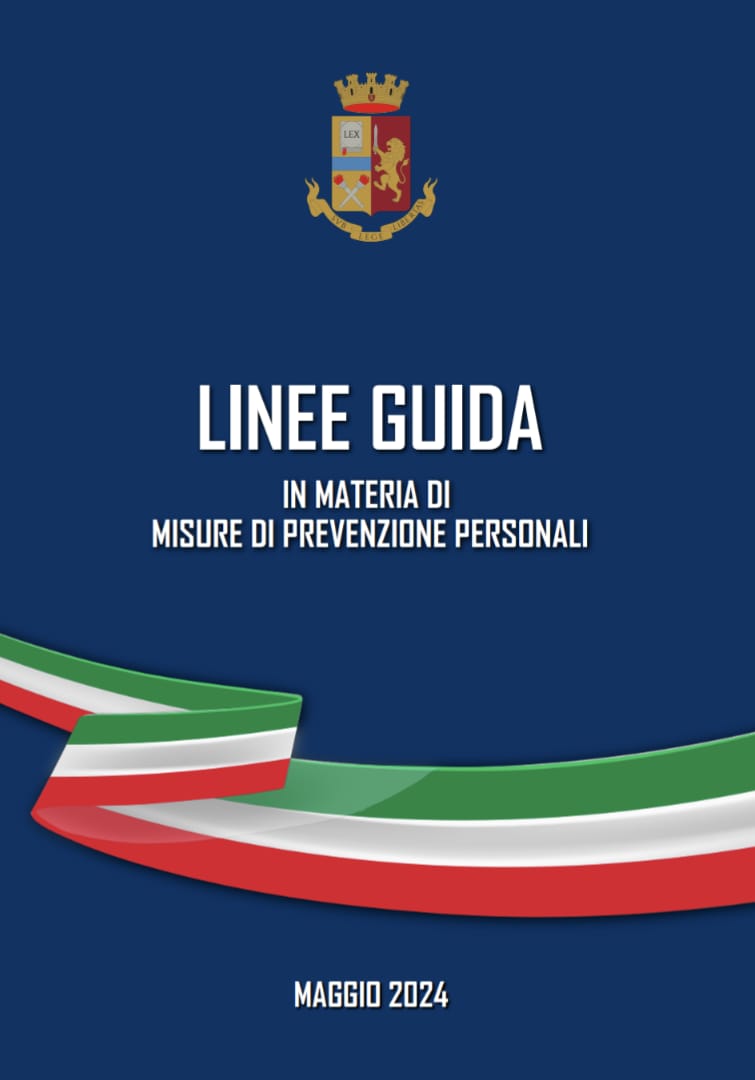 MISURE DI PREVENZIONE PERSONALI: LINEE GUIDA