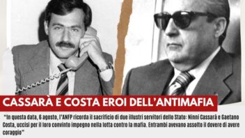 MAFIA: CASSARA’ E COSTA EROI DELL’ANTIMAFIA