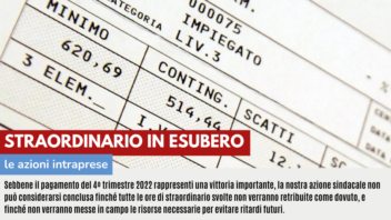 STRAORDINARIO IN ESUBERO: LE AZIONI INTRAPRESE