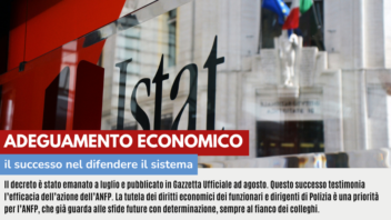 ADEGUAMENTO ISTAT DEL TRATTAMENTO ECONOMICO DEL PERSONALE DIRIGENTE DELLA POLIZIA DI STATO