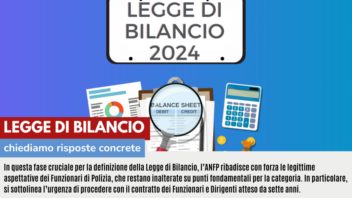 LEGGE DI BILANCIO: CHIEDIAMO RISPOSTE CONCRETE