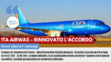 ITA AIRWAS - RINNOVATO L'ACCORDO