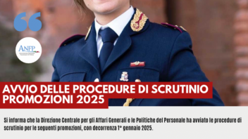 AVVIO DELLE PROCEDURE DI SCRUTINIO – PROMOZIONI 2025