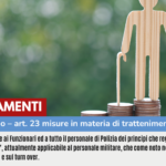 PENSIONAMENTI: NOTA AL MINISTRO - LEGGE DI BILANCIO - ART 23, MISURE IN MATERIA DI TRATTENIMENTO IN SERVIZIO