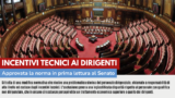 INCENTIVI TECNICI AI DIRIGENTI: APPROVATA LA NORMA IN PRIMA LETTURA AL SENATO