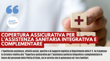 CIRCOLARI: COPERTURA ASSICURATIVA PER L’ASSISTENZA SANITARIA INTEGRATIVA E COMPLEMENTARE